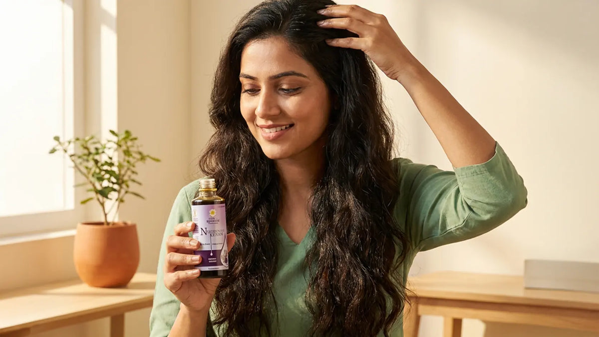 A Step-by-Step Neelibhringadi Routine for Stronger, Healthier-Looking Hair