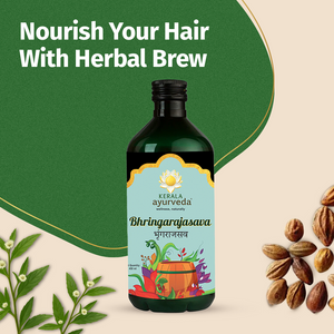 Bhringarajasava with Bhringaraj for Hair & Gut Wellness
