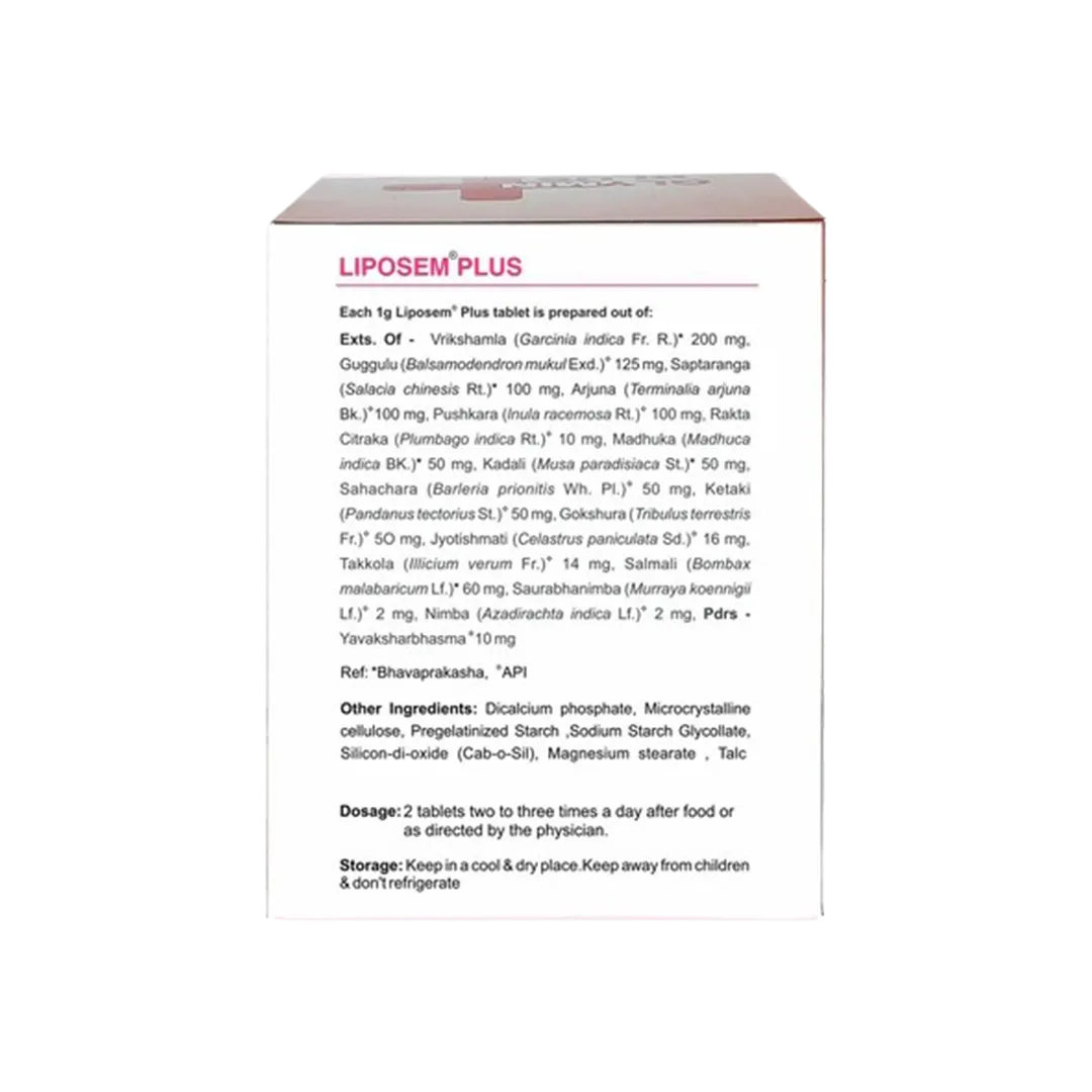 Liposem Plus Tablet (100 Nos)
