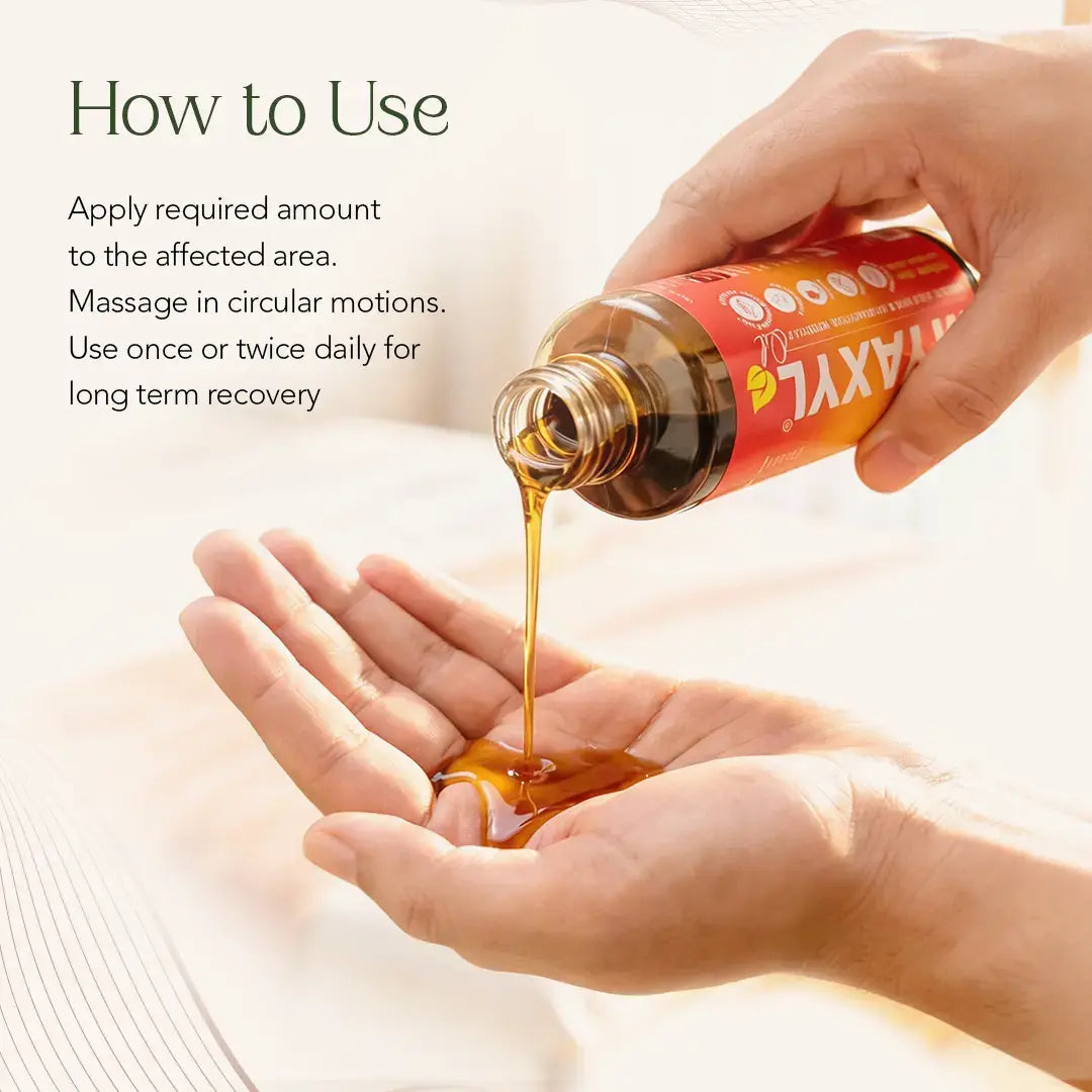 Myaxyl Pain Relief Oil | Triple Actions Pain Oil For Pain Relief & Recovery