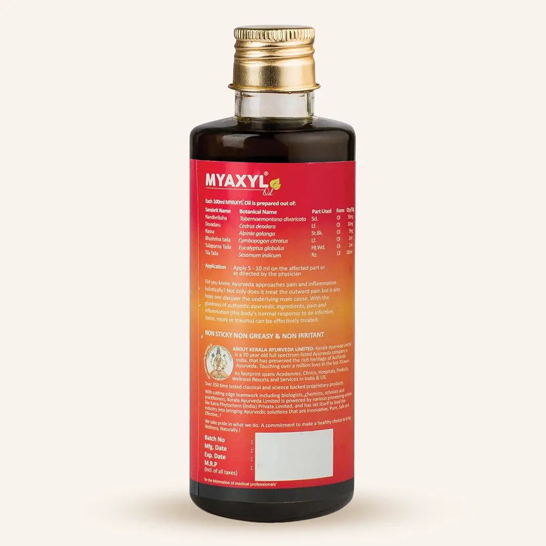 Myaxyl Pain Relief Oil | Triple Actions Pain Oil For Pain Relief & Recovery