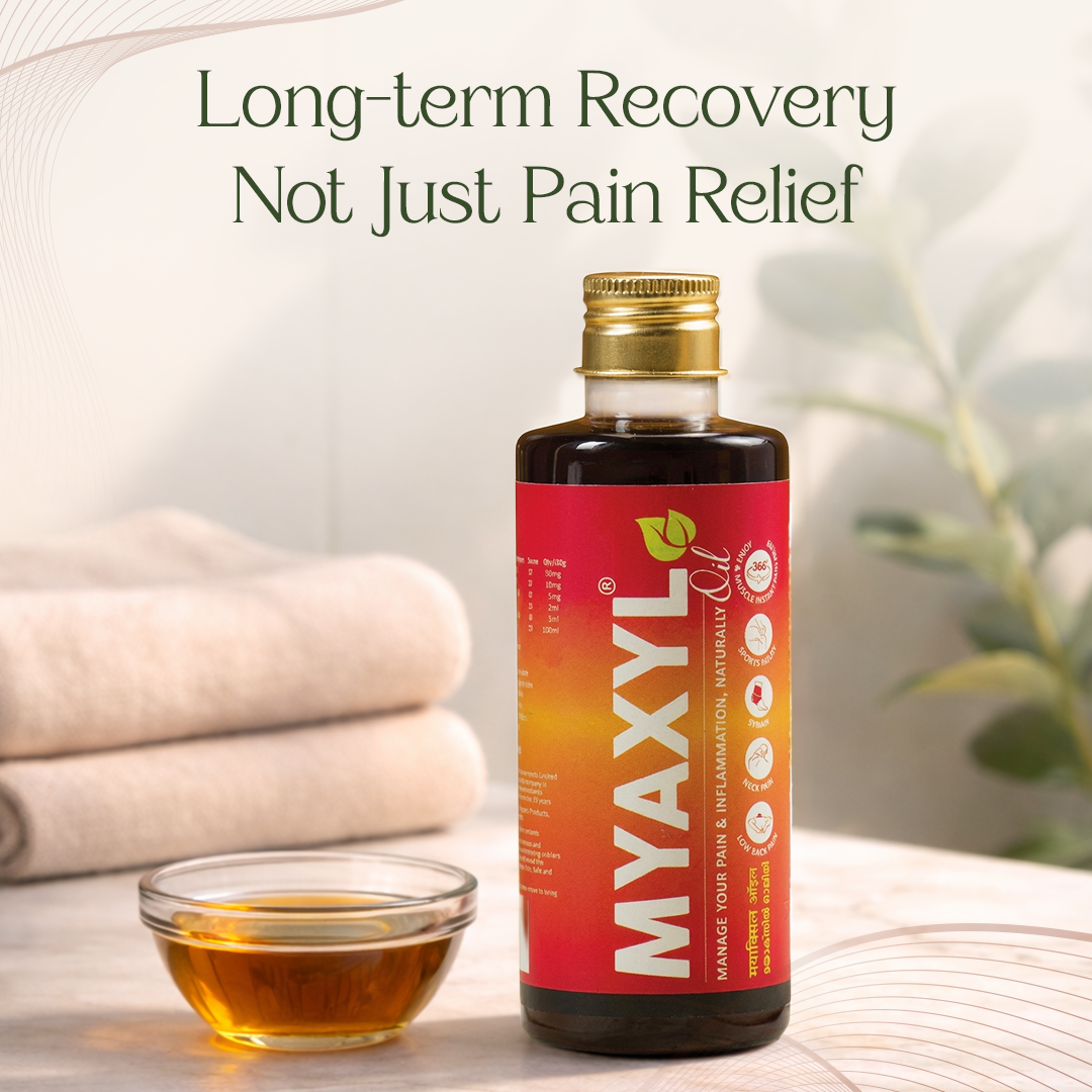Myaxyl Pain Relief Oil | Triple Actions Pain Oil For Pain Relief & Recovery