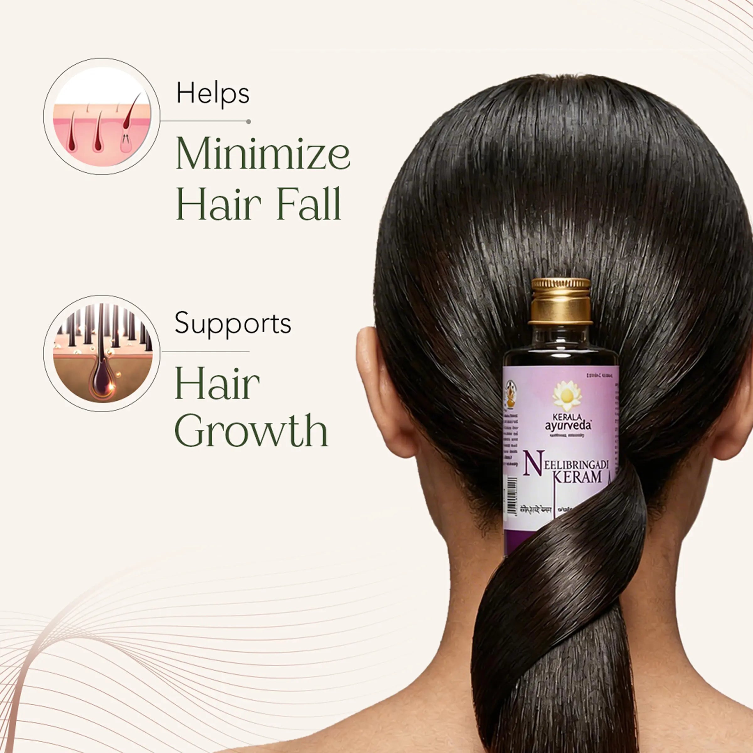 Neelibringadi Keram | Helps Reduce Hair Fall, Strengthens Roots & Prevent Premature Greying