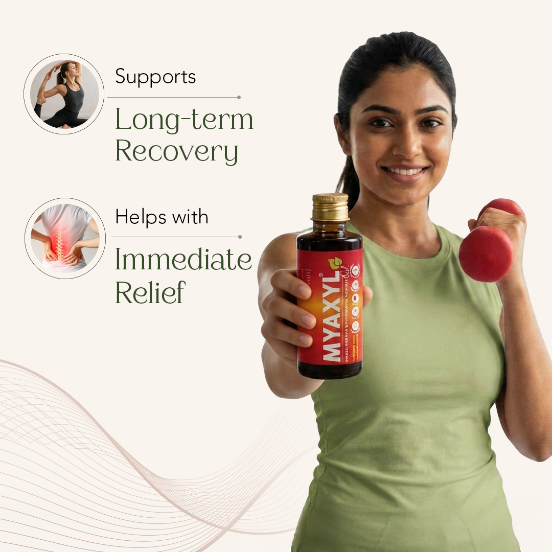 Myaxyl Pain Relief Oil | Triple Actions Pain Oil For Pain Relief & Recovery