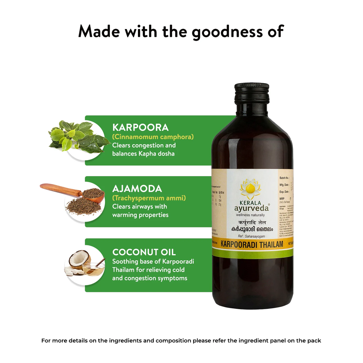 Karpooradi Thailam for Chest Comfort, Cold-Season Care & Clear Breathing