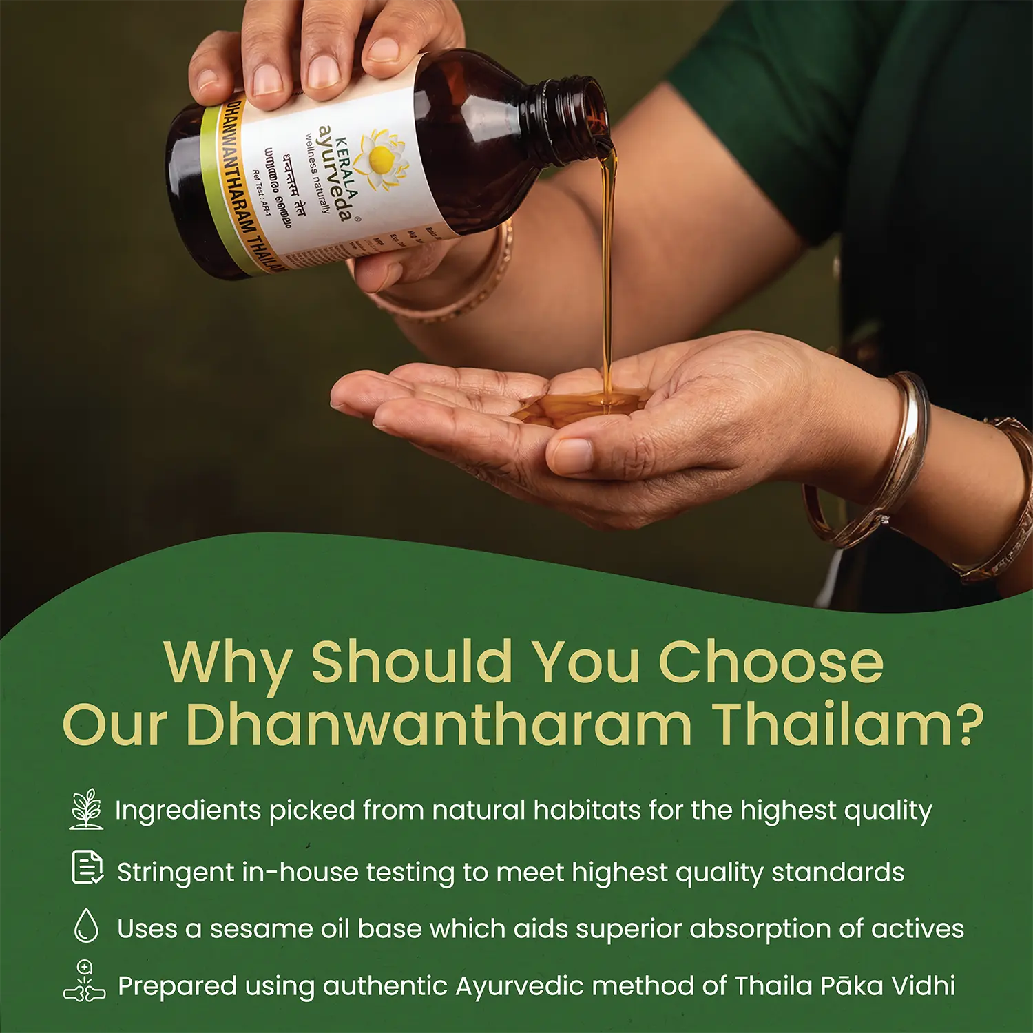 Dhanwantharam Thailam for Muscle Strength, Pregnancy Care & Postnatal Massage Support