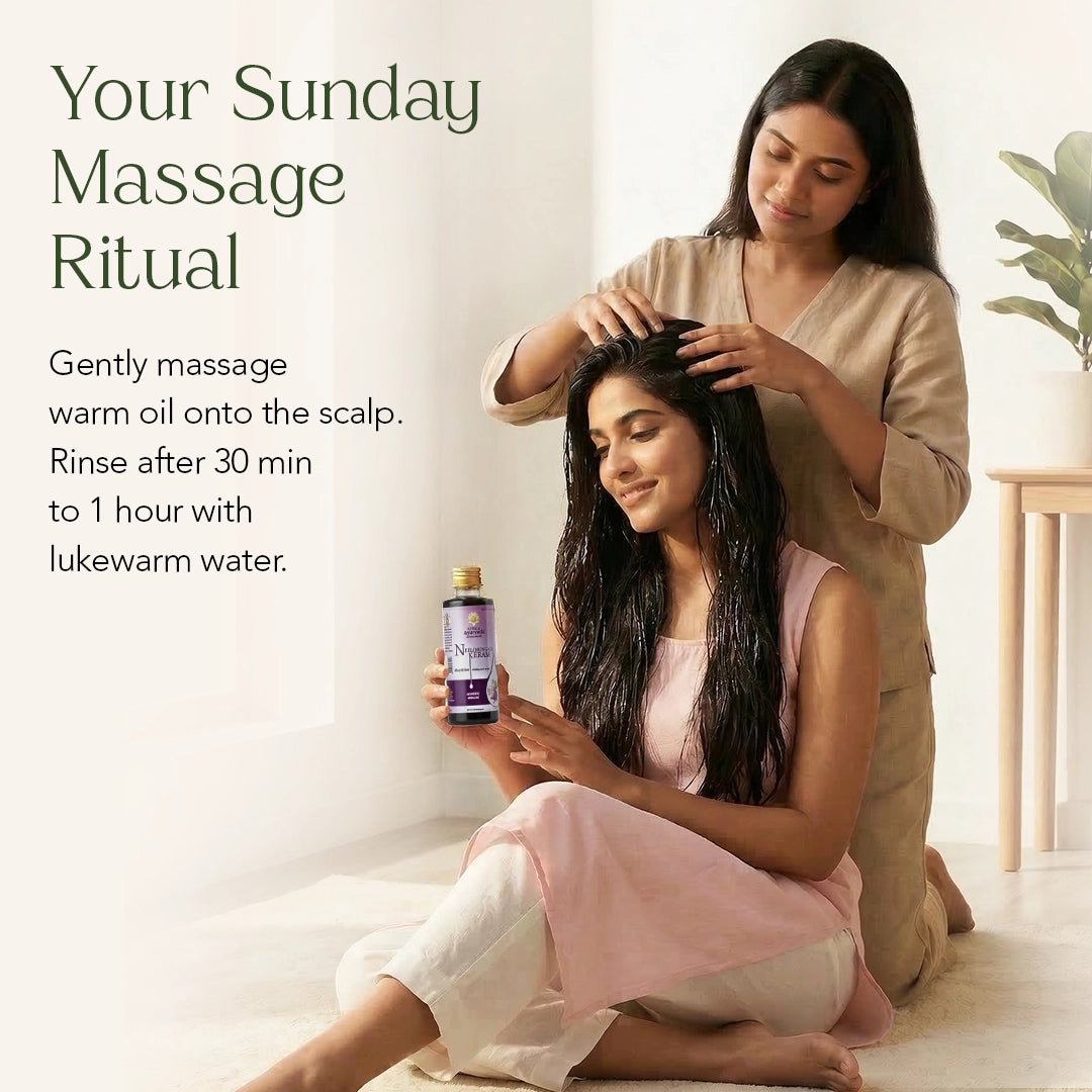 Neelibringadi Keram | Helps Reduce Hair Fall, Strengthens Roots & Prevent Premature Greying