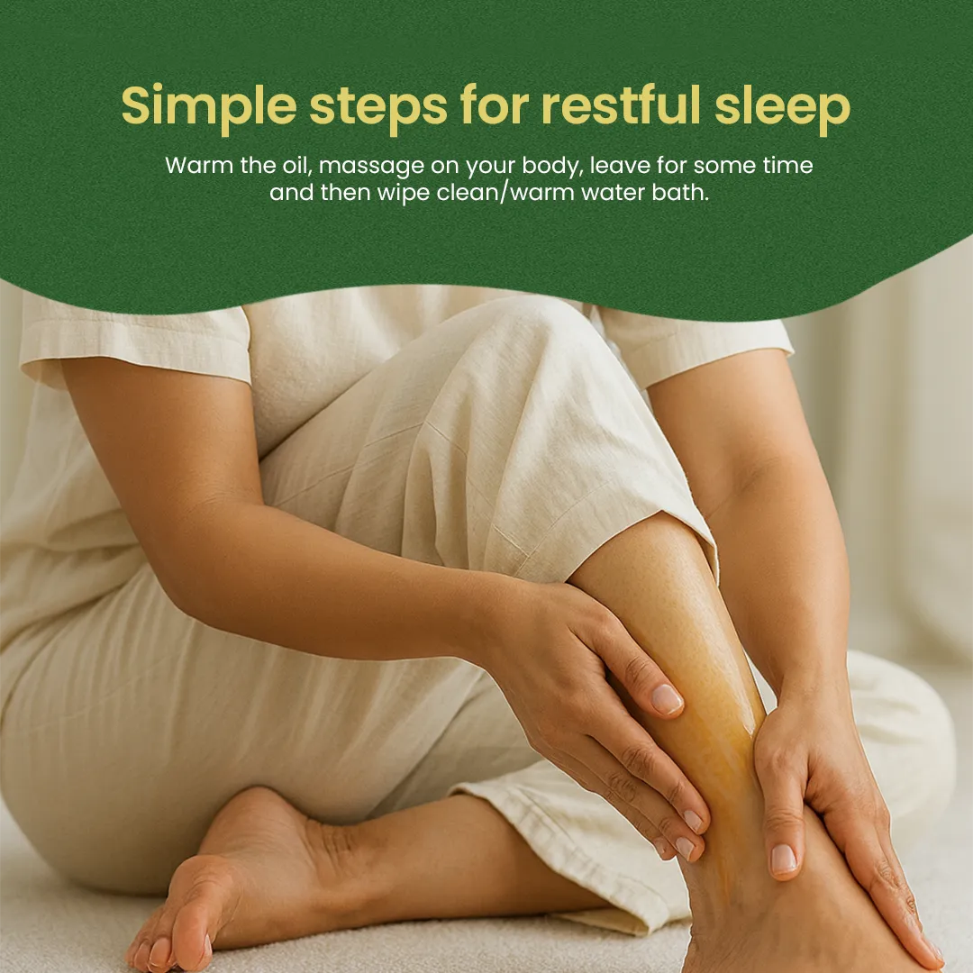 Ksheerabala Thailam for Restful Sleep, Relaxation & Stress Relief