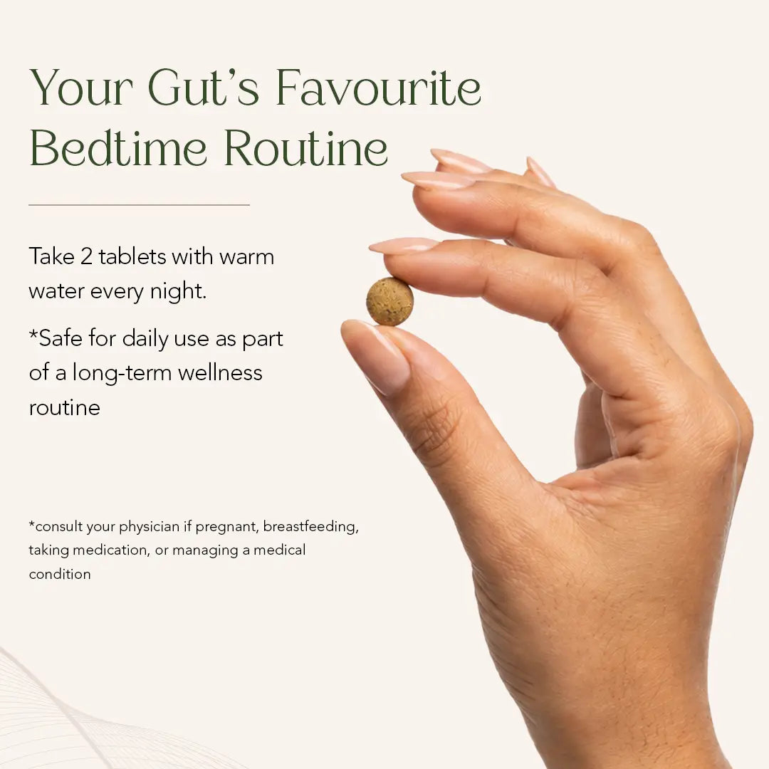 Triphala Tablets for Bowel Regularity, Gut Health & Better Digestion