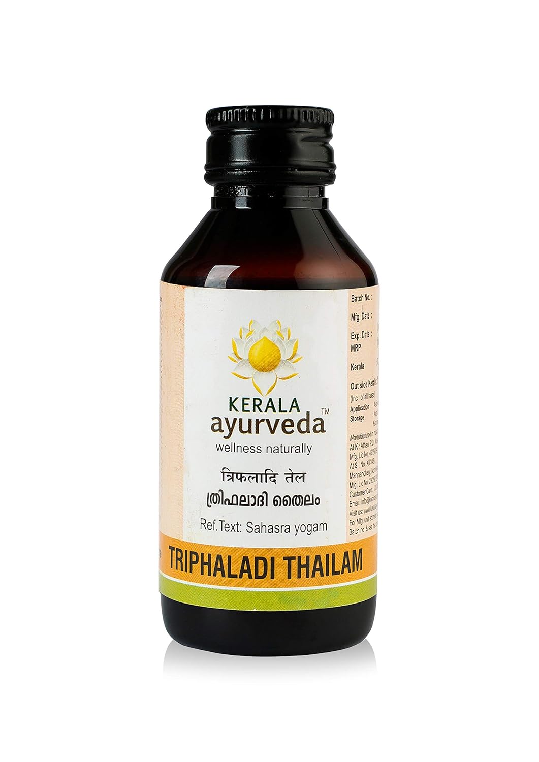 Thriphaladi Thailam (Oil-100 Ml)