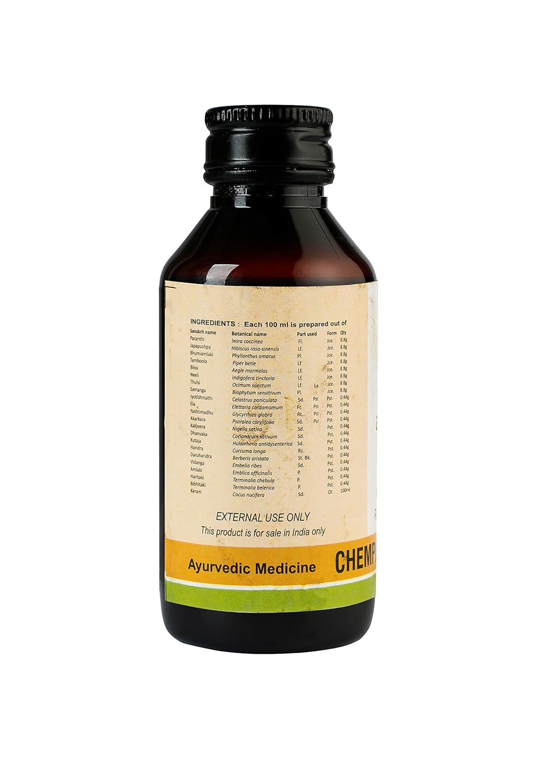 Chemparathyadi Keram (Oil-100 Ml)