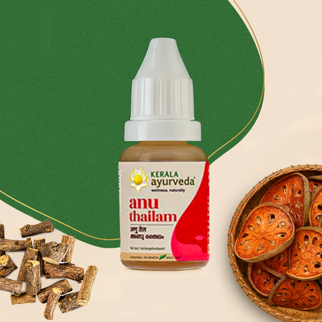 Anu Thailam | Nasal Oil For Clear Breathing & Relief From Nasal Congestion