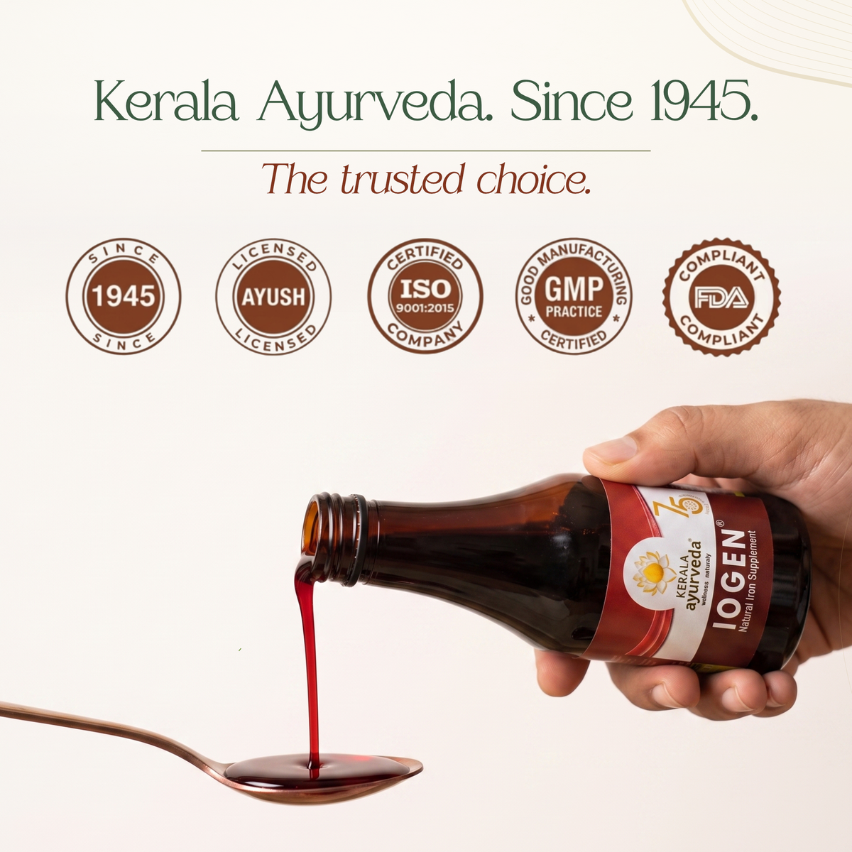 Iogen Syrup for Healthy Hemoglobin, Iron Levels & Appetite Support