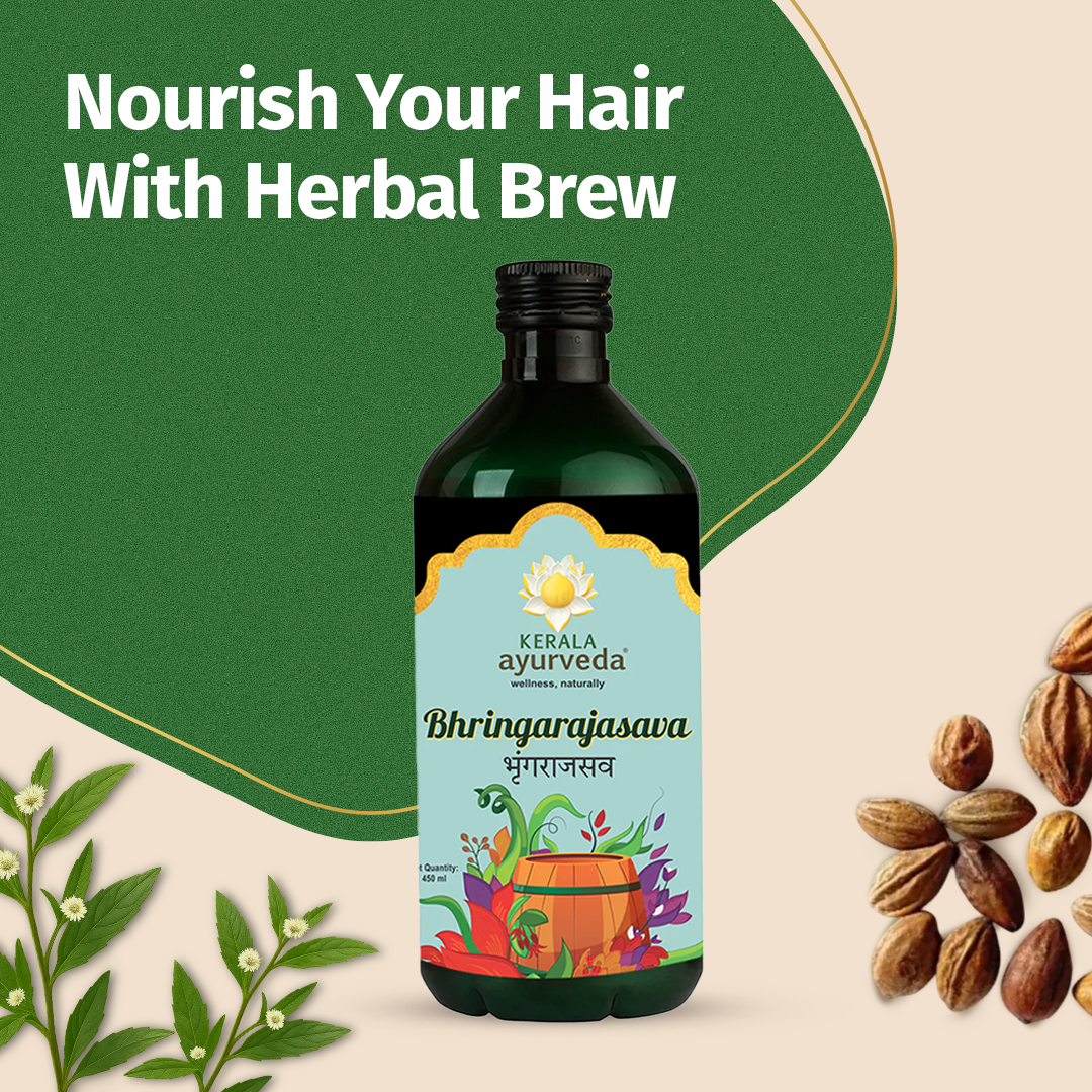 Bhringarajasava with Bhringaraj for Hair & Gut Wellness