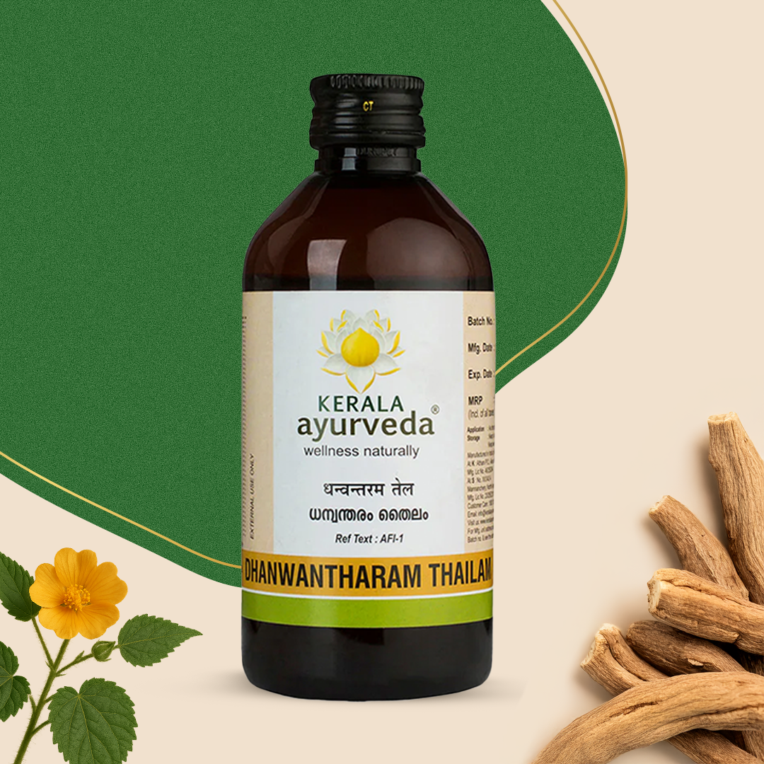 Dhanwantharam Thailam | Helps in Overall Strength, Nourishment & Postnatal Care