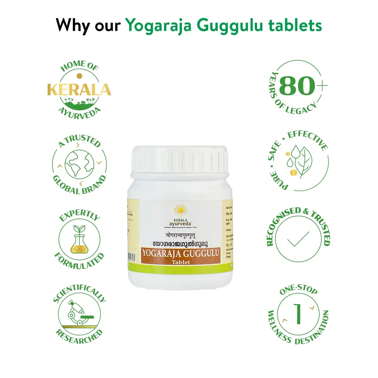 Yogaraja Guggulu Tablets (50 Nos)