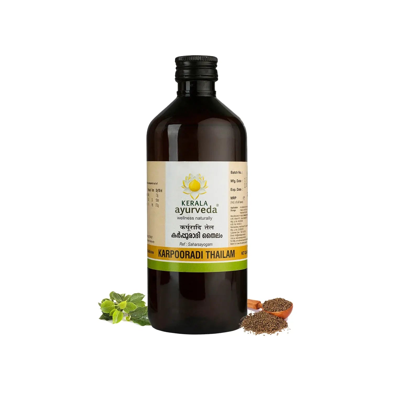 Karpooradi Thailam for Chest Comfort, Cold-Season Care & Clear Breathing