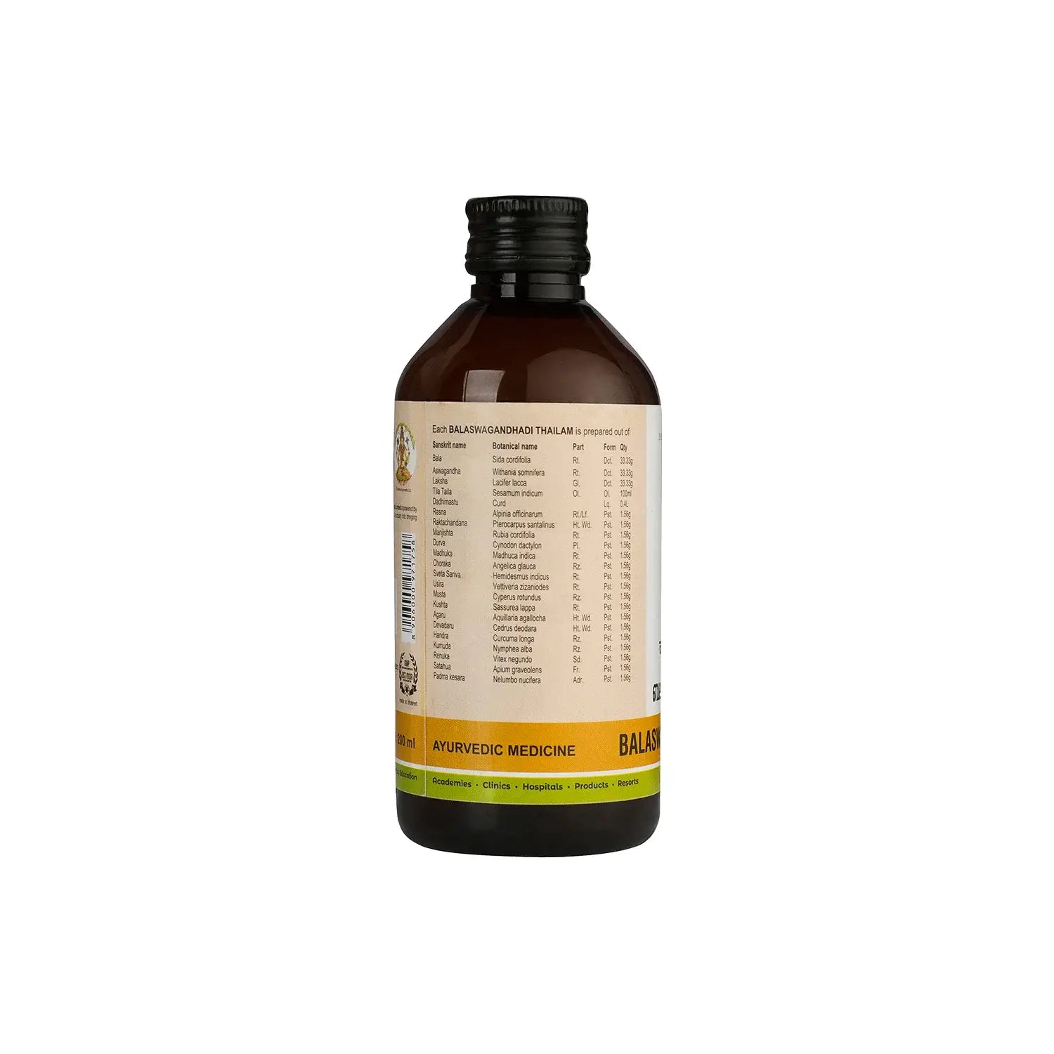Balaswagandhadi Thailam (Oil - 200 Ml)