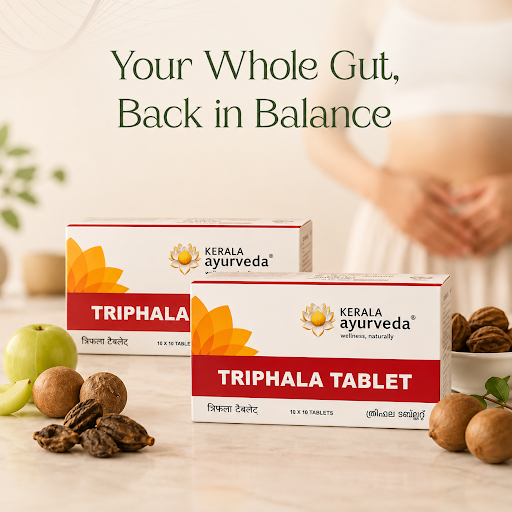 Triphala Tablets for Bowel Regularity, Gut Health & Better Digestion